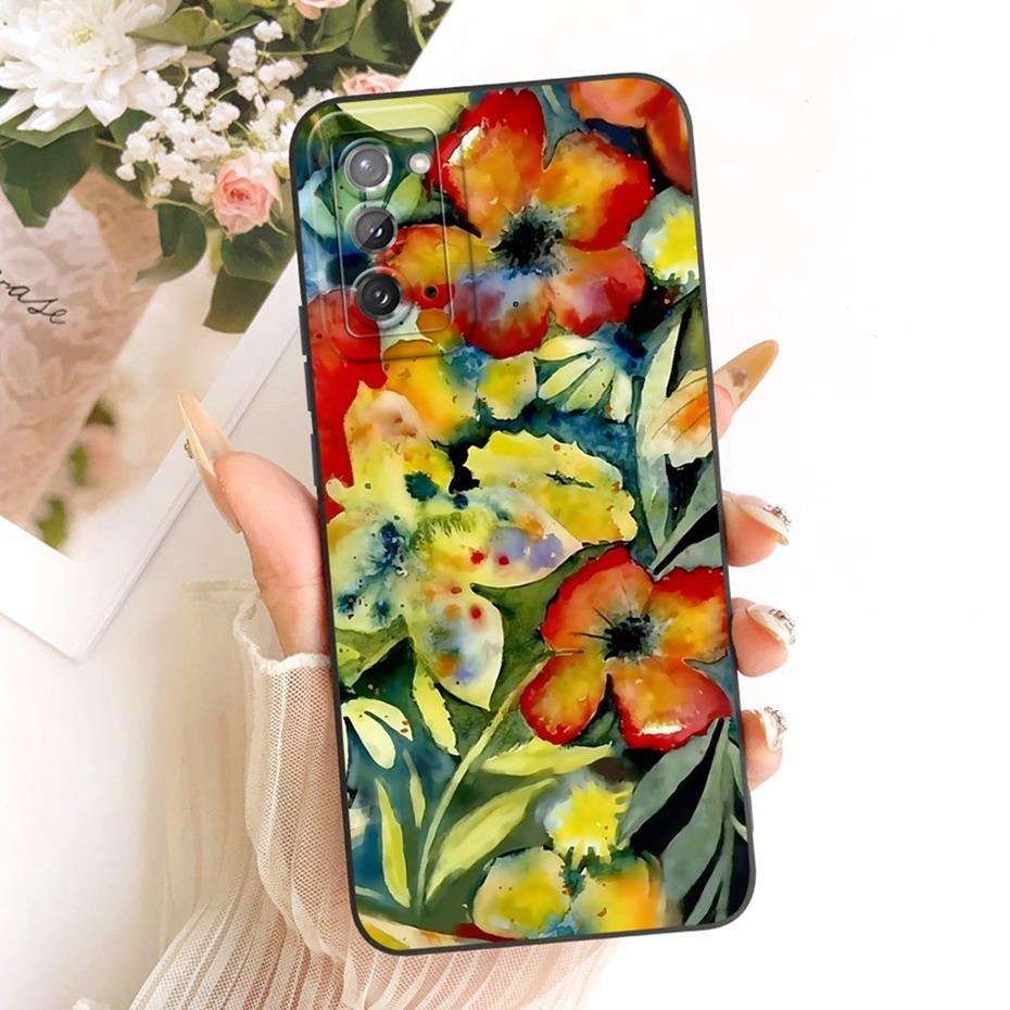 Cute Printed Phone Case For Samsung Galaxy S20 5G S 20 FE S20+ Soft Silicone Shockproof Cases For Samsung S20 Plus S20FE Bumpers