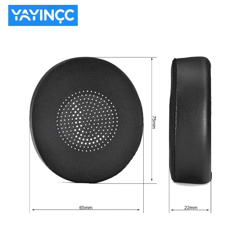 Replacement Mesh / Ice gel / Leather Ear pads Fits for Jabra ELITE 45H Evolve2 65 Headphones Repair Parts With plastic buckle