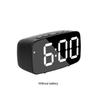 Alarm Clock Digital Electronic Bedroom Bedside Temperature Display Thermometer Snooze Portable Desktop Date Calendar Household