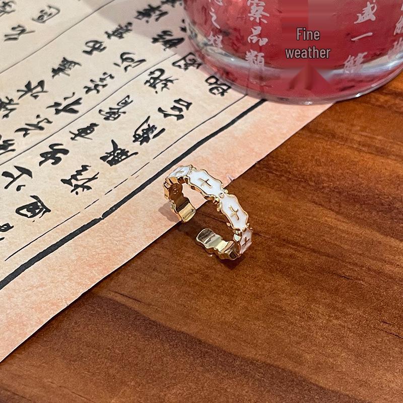 Purple Enamel Butterfly Ring - Luxurious and Vibrant, Versatile, Non-Fading Design for Women