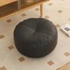 Square/Round Floor Cushion PU Leather Sitting Pier Practical Tatami Sitting Mat  Bay Window