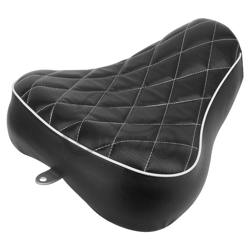 Harley XL883/1200 Black Diamond Pattern Front Seat Cushion (1983-2003)