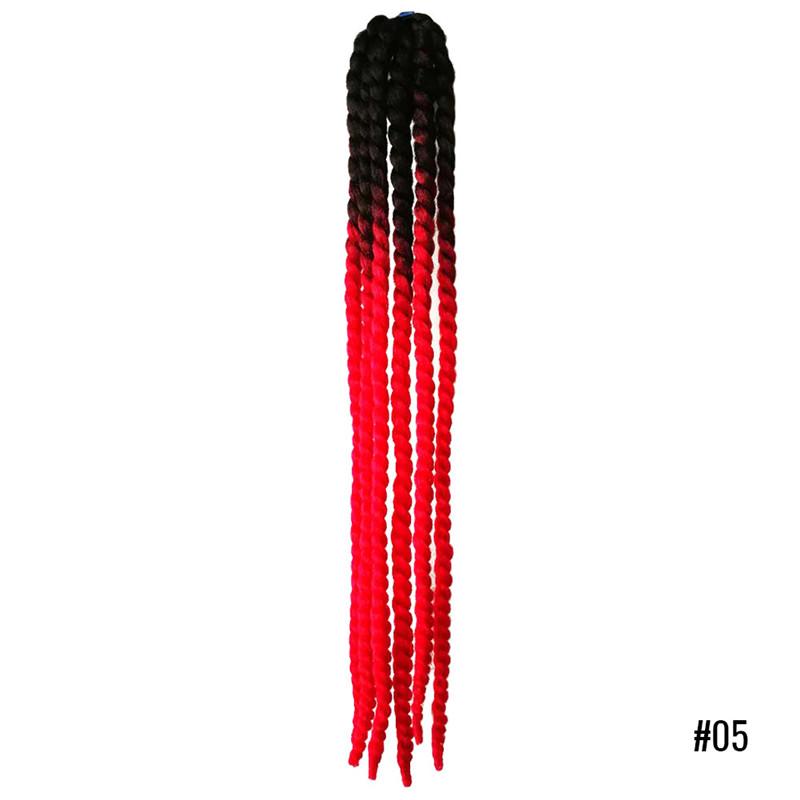 60cm Punk Style Motorcycle Scattered Gradient Ramp Helmet Braids Twist Braid Horn Motocross Motorbike Off Road Moto Decor