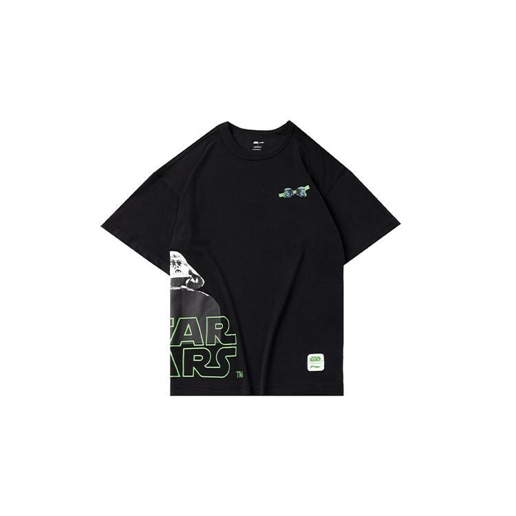 Li-Ning x Star War Crossover Loose Short Sleeve Black Men s AHSQ267-1 M
