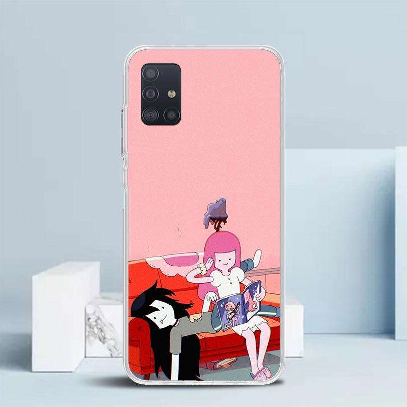 Adventure Marceline Jujuba Soft Cover for Samsung Galaxy A12 A22 A32 A52 A72 A02S Phone Case Note 20 Ultra 10 S10 Plus A51 A71 A