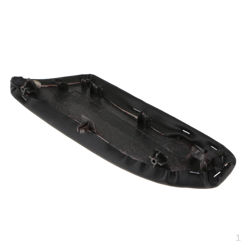 

Door Panel Armrest Leather Synthetic for 08-12, Black