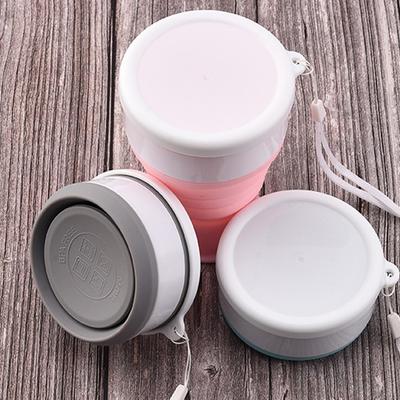 200 ml siliconen opvouwbare glazen kampeerreismok draagbare telescopische koffiekopje buitenwaterbeker opvouwbare waterfles drinkgerei