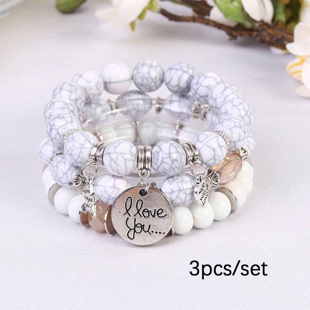 JYL TS Bracelet  Bohemian Elephant Heart Pendant Multilayer Brings Luck & Harmony