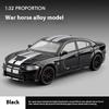 1/32 Alloy Die-cast Dodge War Horse Car Model with Sound and Lights, Tire Shock Absorption, Children's Toy Car, Boys' Birthday Gift