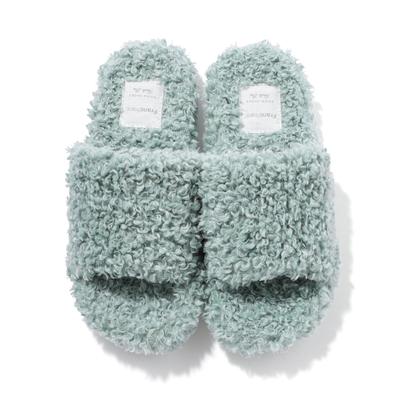 Francfranc Poodle Boa Pokój Idealny na Nowe Życie Buty, Zielony,