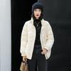 Down Jacket Winter Women's New Light and Thin Loose White Duck Down Short Small Fashion Thin Coat