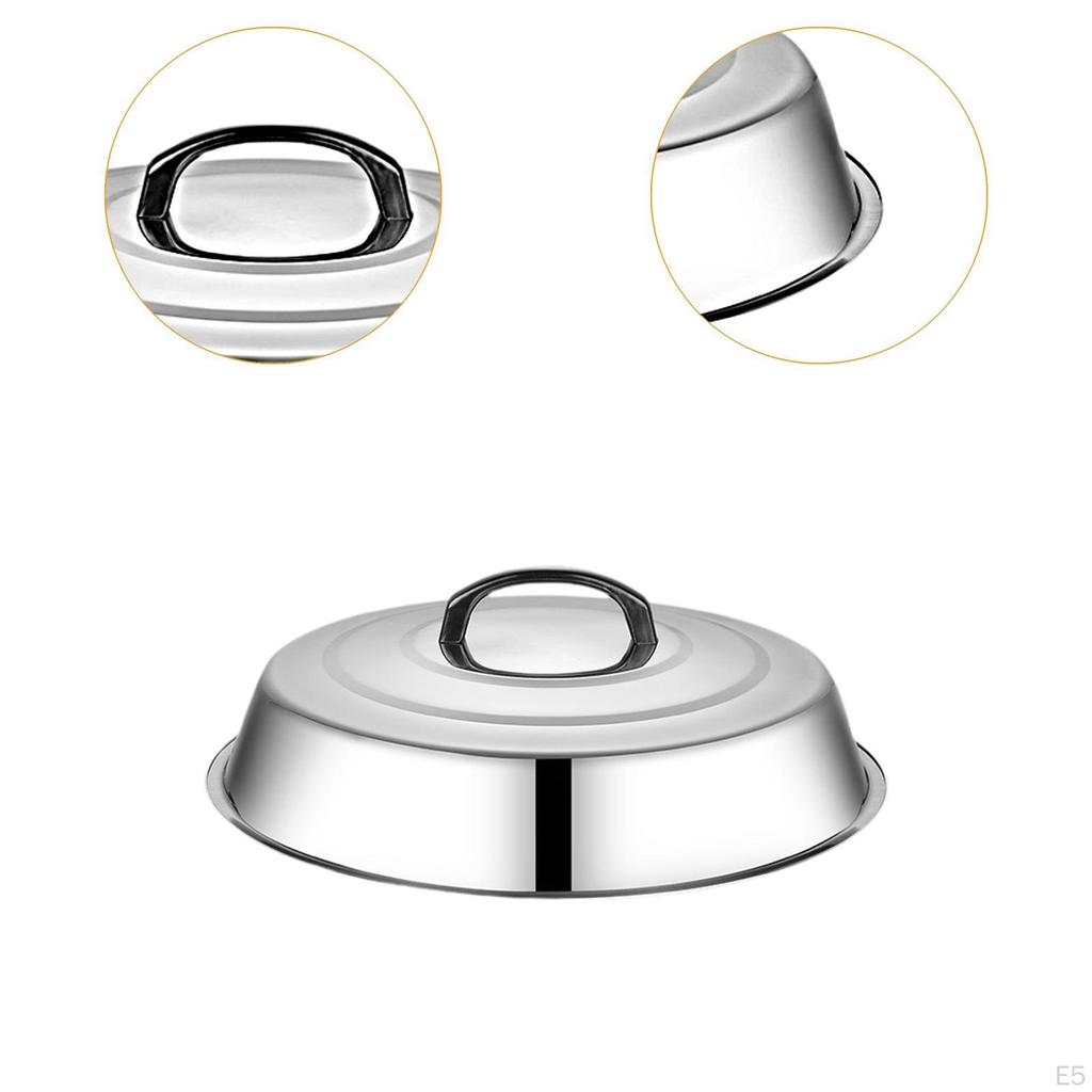 Basting Cover Burger Cooking Pot Lid Cheese Melting Dome for Kitchen BBQ Griddle