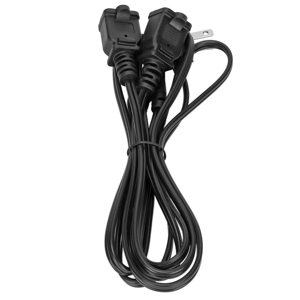 Verlängerungskabel Y-Splitter NEMA 1 15P Stecker auf zwei 1 15R Buchsen Kabel 18AWG
