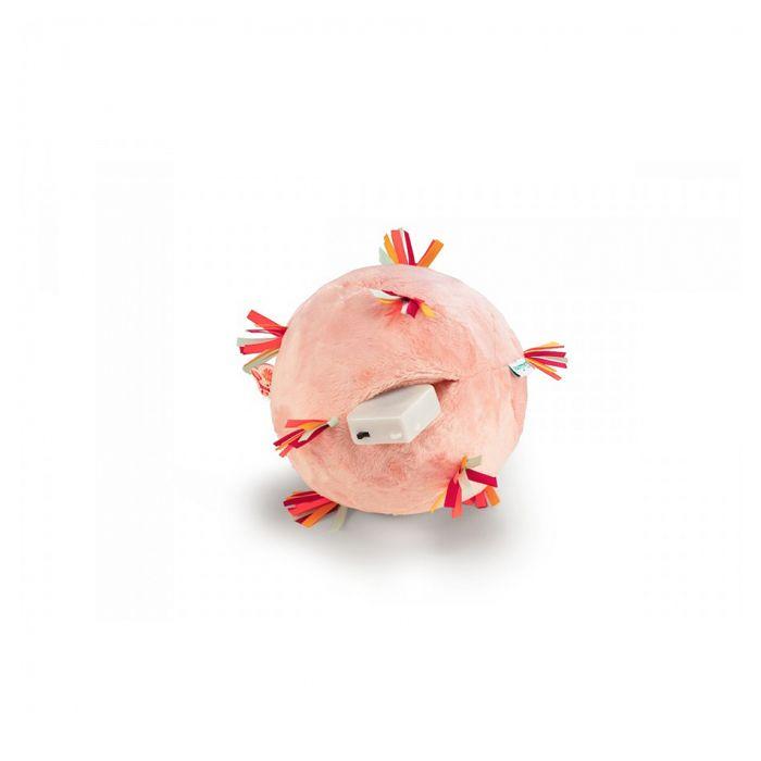 Jouet - lilliputiens - balle sonore sensorielle stella - rose - polyester - a partir de 3 mois
