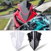 Para-brisa Carenagem Tela Viseira Defletor de Vento para Motocicleta CBR 650 R fit for Ho&n&da CBR650R CBR 650R Acessórios 2019-2025 (Preto