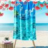 Sailing Boat On Tropical Ocean Scene Beach Towel Quick-drying for Travel Outdoor Sports Jogging Beach and Swimming