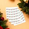 Christmas Lights Stickers for Crafts 3D Gem Border Dimensional Sticker Christmas Light