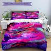 3pcs Dragon Art Duvet Cover Set - Includes 1 Duvet Cover and 2 Pillowcases, No Quilt Core, All-Season Home Decor Yy251111022