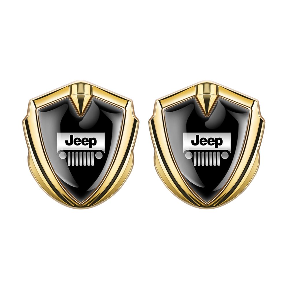 1/2pcs Car Accessories Metal Shield Body Trunk Emblem Stickers For Jeep Renegade Patriot Wrangler Cherokee Compass Grand JPB JK