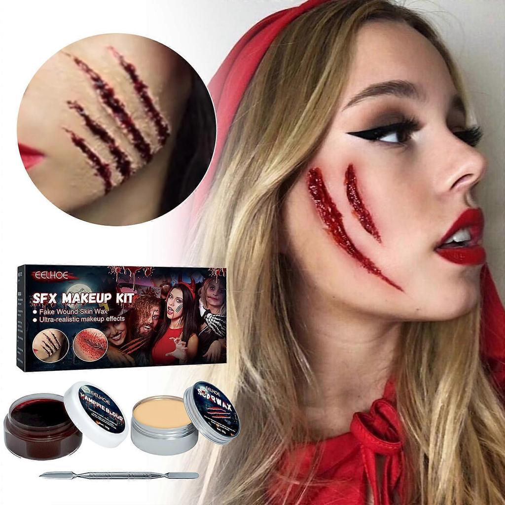 Festival Skin Wax Plasma Makeup Set Makeup Horror Party Makeup Props