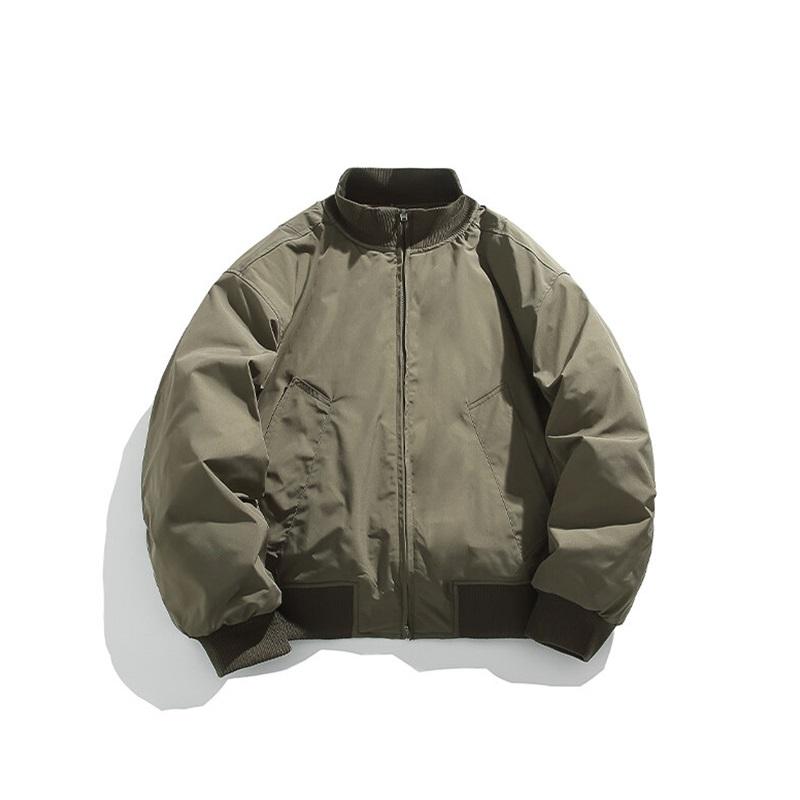 American Style Loose-Fit Warm Cotton Coat Winter Flying Jacket Padded Jacket For Men Casual Windproof Workwear Cargo Parkas