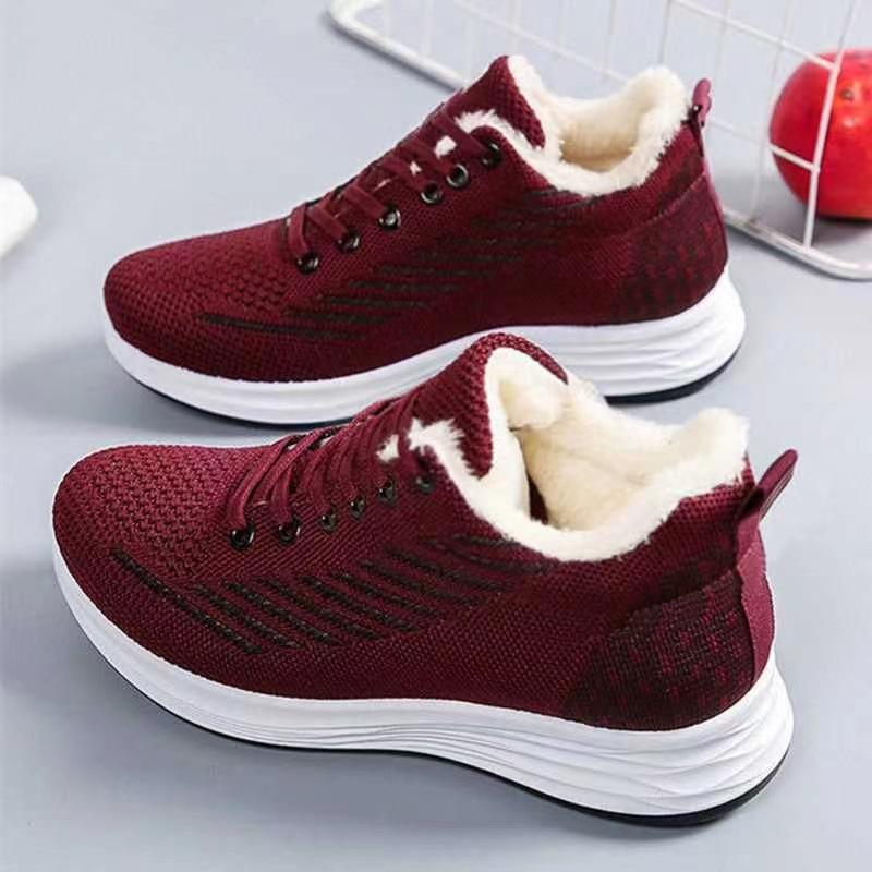 Women's Cotton Shoes with Thick Velvet Winter Mom Shoes, Snow Boots, Casual Women's Warm Cotton Shoes