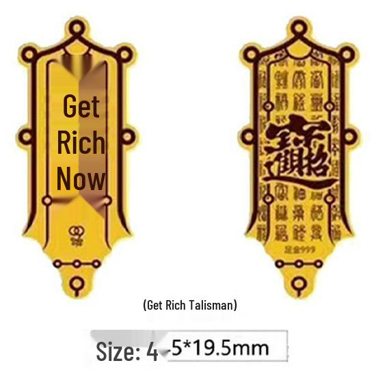 999 Gold Lucky Cat Money Bag Sticker - Creative Metal Gift for Phone & Refrigerator