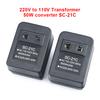 Adattatore di Tensione Convertitore di Volt Forniture Elettriche 110V a 220V Dimensioni Compatte Accessori per la Casa Caricabatterie da Muro Dispositivo di Conversione