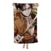 Attack On Titan Levi Ackerman Anime Big Microfiber Beach Towels Quick Dry Towel Sand Beach Towels Pool for Travel Swim Pool
