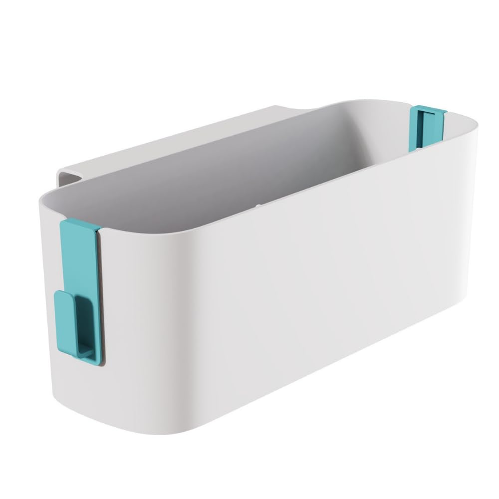 

ideamall Bedside Storage Crib Pocket Storage Box with Hanging Hooks (Green)