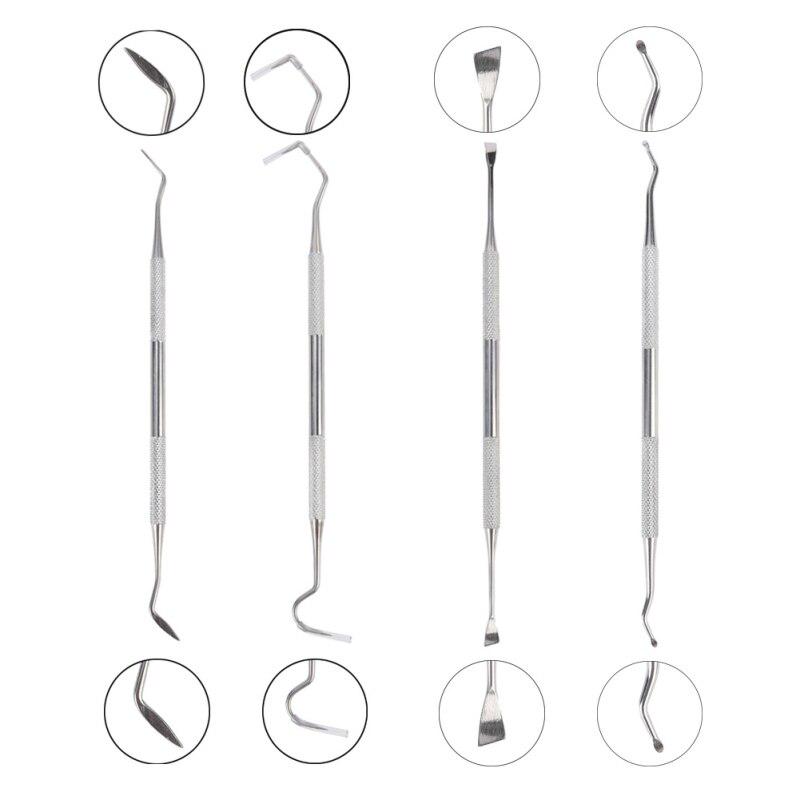 6pcs / Set 4pcs Stainless Steel Universal Gun Hunting Cleaning Kit Tactical Rifle Pistol Gun Cleaning Tool