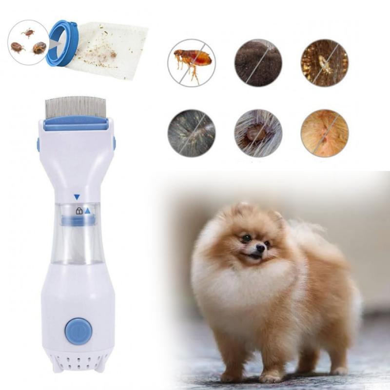 Electric Pet Comb Lice Remover Hair Cleaner Removing Flea Lice Egg Hair Floating
