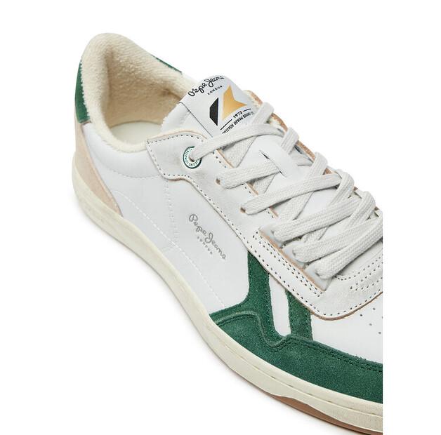 Мужские кроссовки Pepe Jeans Кеды kore heritage m pms00026 белые