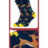 Men's Socks Christmas Stockings Pipe Christmas Santa Claus Ankle Socks