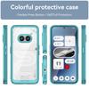 For Nothing Phone (2a) Phone Case WANLONFENG XC Series TPU Acrylic Cover with Tempered Glass (Big Lens Hole)