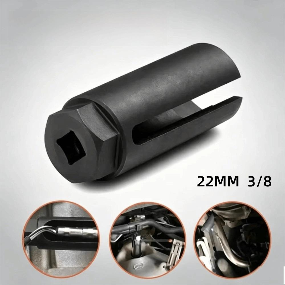 7/8 Inch Socket Narrow Mouth Sensor Sleeve Automotive Sensor Socket Wrench For Universal Vehicles