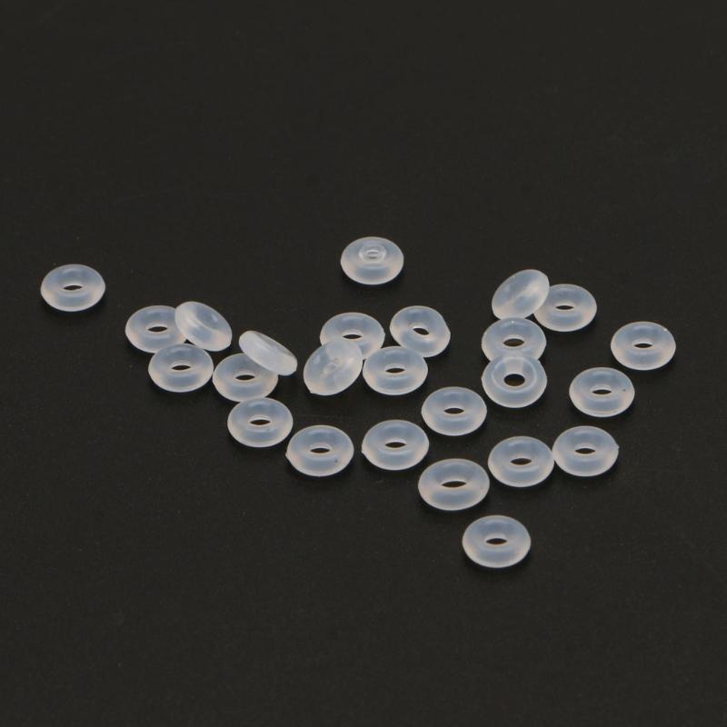 Jewelry Silicone Rubber Stopper Fastener for DIY Jewelry Making Necklaces Bracelet Clip Lock Spacer Charm Beads