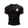 Personal Popular Design Sublimation Short Sleeve Black No Gi BJJ Jiu Jitsu Rashguard Fight BJJ Mma Rash Guard Shirts For Men