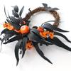 Wall Mounted Realistic Flower Wreath Eye Catching Garlands for Halloween Enthusiasts Door Hangings Party Essential
