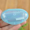 Cute Baby Finger Toothbrush With Box Children Teeth Clear Massage Soft Silicone Infant Rubber Cleaning Brush Massager Set
