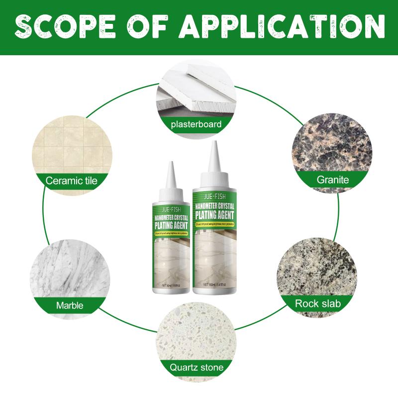 

Nano Crystallizer (50Ml) - Marble Polishing Nano Crystallizing Liquid - Tile Scratch Repair, Brightening, And Restoration