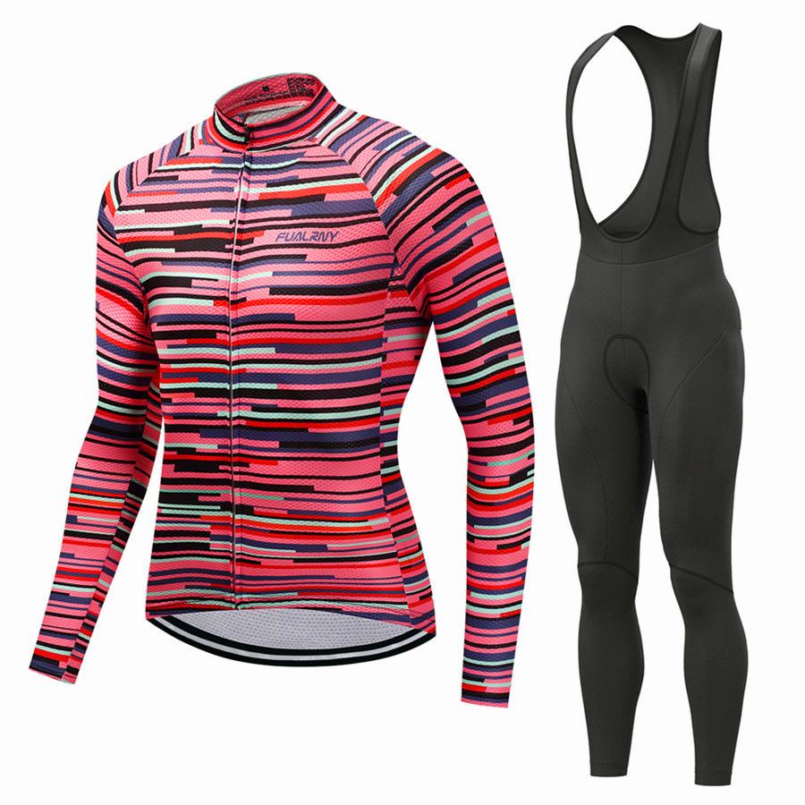 2026 Summer and Autumn Long-sleeved Cycling Suit, Women's Top, Overalls, Trousers, Quick-drying and Breathable Cycling Clothing