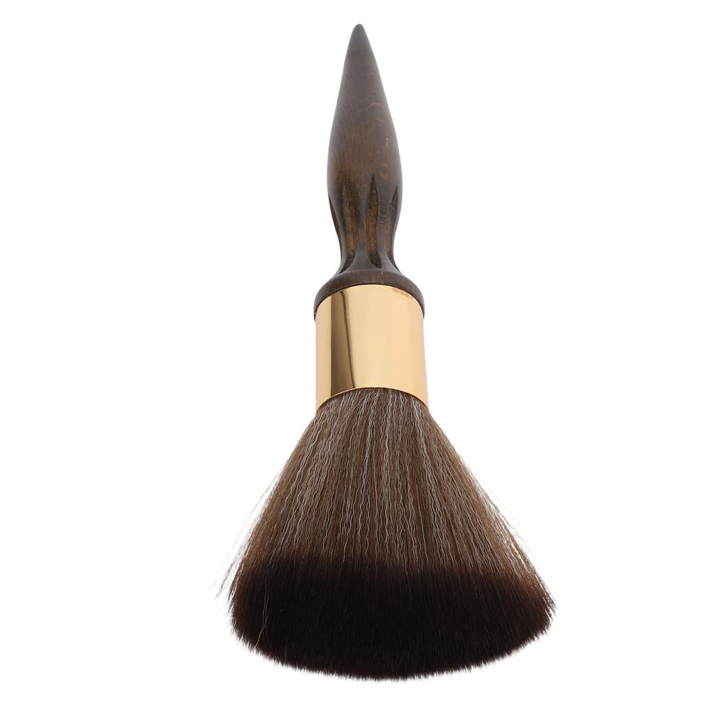 Neck Brush Remove Loose Hair Professional Grade Solid Wood Long Handle Ergonomic Neck Duster for Hairdressers Neck Brush