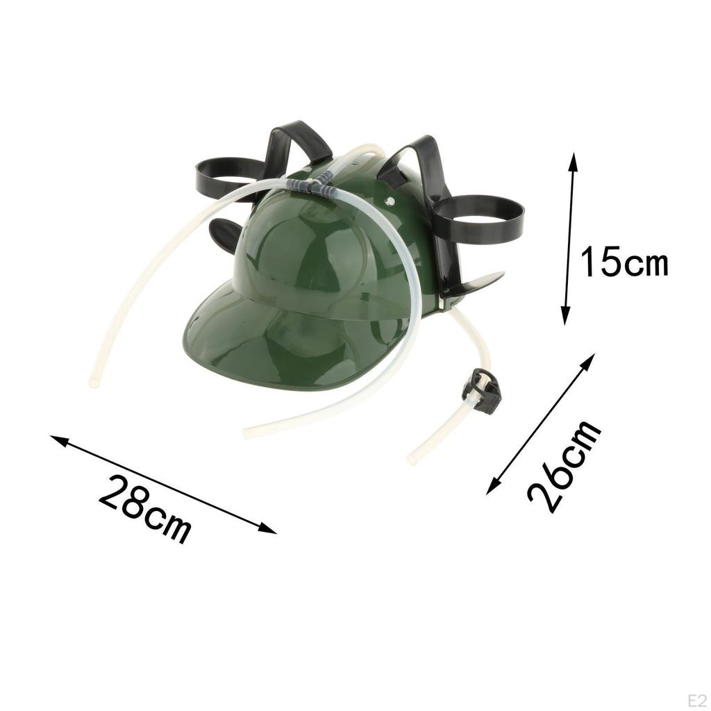 1Pc Novelty Drinking Helmet Guzzler Drinker Favor Hat Can Holder