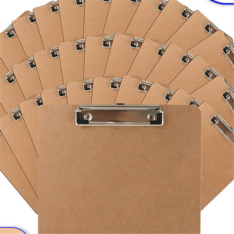 

Hanging Wooden Clipboard with Hole - Clip A4 Quality Board Office