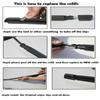 Car Wiper Blade Elastic Band Windscreen Vehicle Insert Rubber Strip Refill 26''