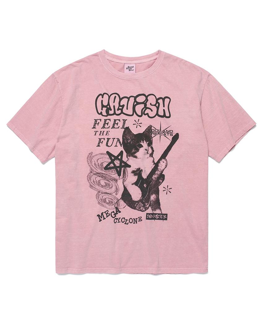 CAVISH Mega Cyclone Pigment Ss Tee Pink(Cv2Dmut524A)