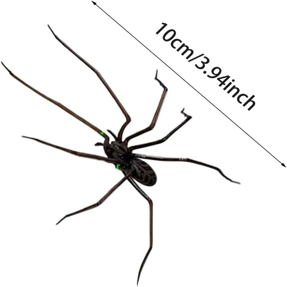 Funny Fridge Magnets Spider Refrigerator Sticker Strong Adhesive Flexible Legs 3D Spider Fridge Magnet Durable Removable