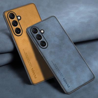 For Samsung S25 Case Luxury PU Leather Phone Case For Samsung Galaxy S25 Plus S25 Ultra 5G Back Cover Silicone Full Protection