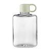 Kelímek na vodu 360/500ml Plochá láhev na vodu Bez BPA Přenosná kapesní nádoba na vodu Průhledné nápojové sklo